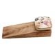 2 Pieces Rose Ceramic Door Cabinet Ceramic Wooden Door Stopper